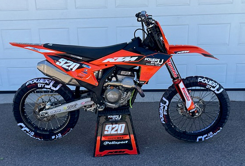 Två svenskägda KTM 250 SX-F stulna i Belgien vid gränsen till Frankrike