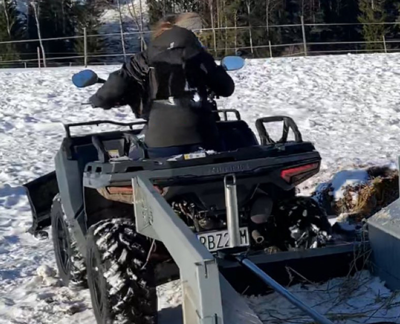 Fyrhjuling Polaris Sportsman 570 EPS stulen söder om Ekskogen, Vallentuna
