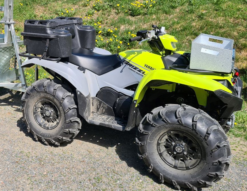 Fyrhjuling Yamaha YFM700 Grizzly EPS stulen i Harads