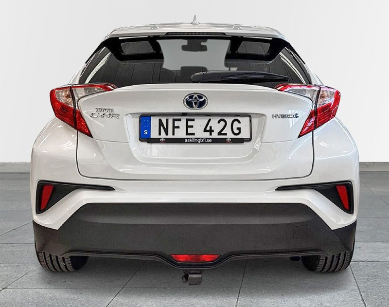 Vit Toyota C-HR Hybrid CVT X-Edition stulen i Linköping