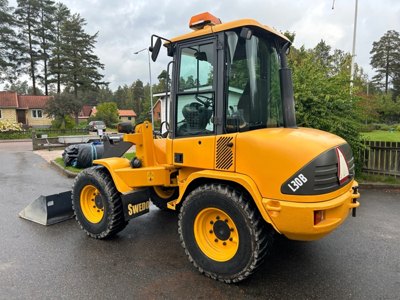 Gul hjullastare Volvo L30B stulen i Avesta