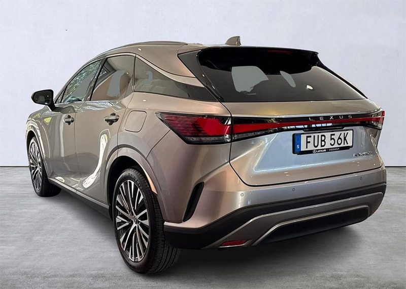 Ljusgrå metallic Lexus RX 450H AWD + Executive stulen i Åkersberga norr om Stockholm