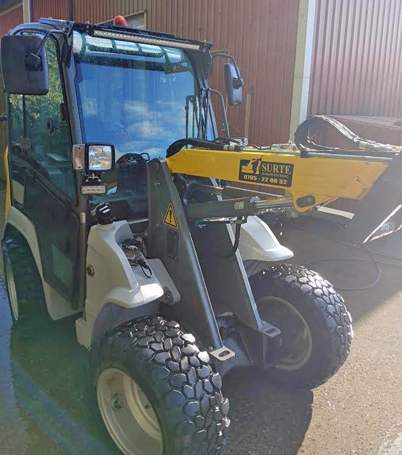 Kompaktlastare Kramer 5035 stulen i Bohus mellan Surte och Kungälv