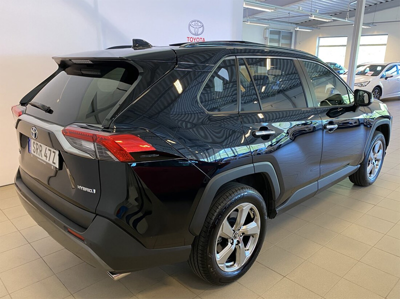 Svart Toyota RAV Hybrid AWD Executive stulen i Göteborg