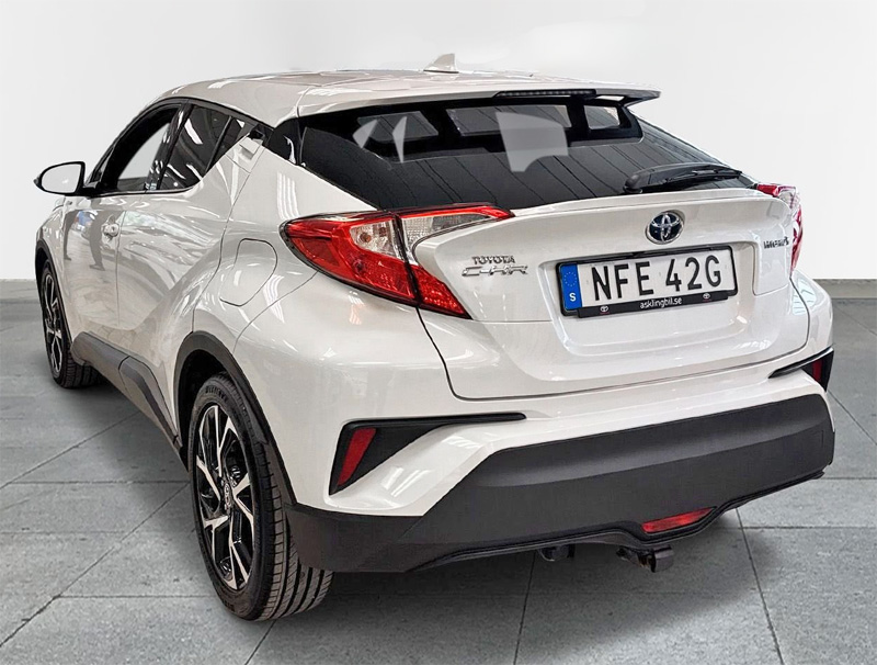 Vit Toyota C-HR Hybrid CVT X-Edition stulen i Linköping