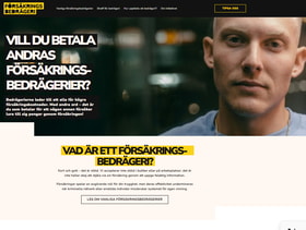 Larmtjänst lanserar hemsida om försäkringsbedrägeri