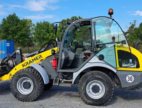 Hjullastare Kramer 5075 stulen i Solna