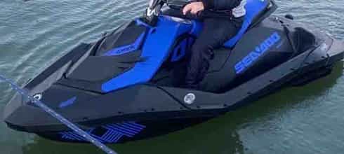 Sea Doo Spark Trixx stulen på Hinsholmen, Göteborg. 