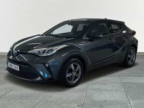 Mörkgrå Toyota C-HR stulen i Vallatorp, Täby