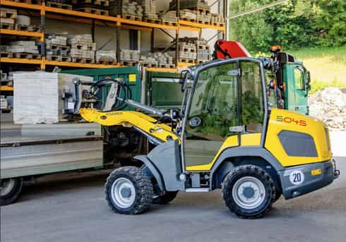 Hjullastare Kramer 5045 stulen söder om Oslo, Norge