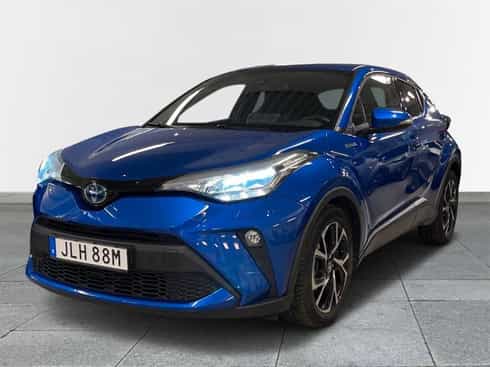 Blå Toyota C-HR Hybrid X-Edition stulen i Upplands Väsby norr om Stockholm