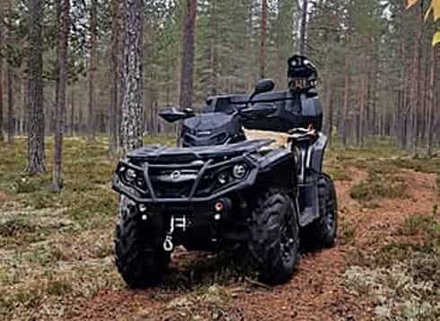 Fyrhjuling Can Am Outlander 650 stulen strax utanför Svensbyn väster om Piteå