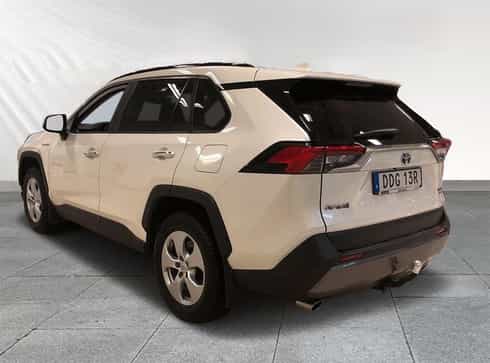 Vit Toyota RAV4 Hybrid AWD Executive stulen i centrala Göteborg