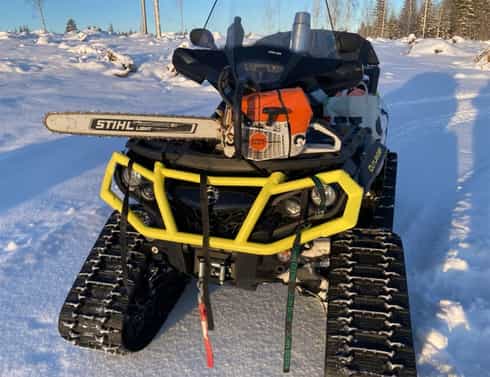 Fyrhjuling med bandsats, Can Am Outlander 1000 MAX XTP stulen i Holmfors väster om Skellefteå