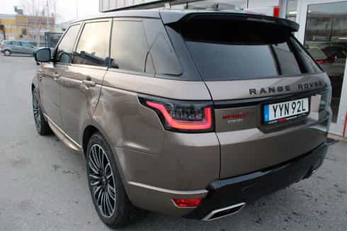Brun metallic Land Rover Range Rover Sport stulen i Järfälla