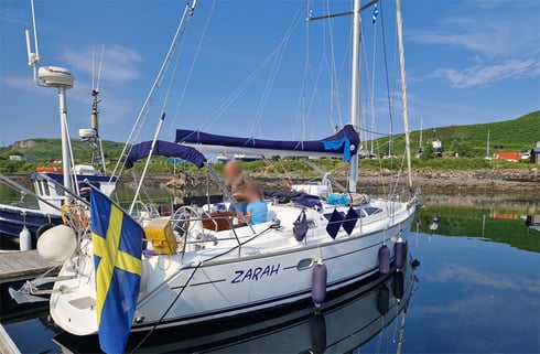 Segelbåt Jeanneau Sun Odyssey 40.3 "Zarah" stulen i Göteborg